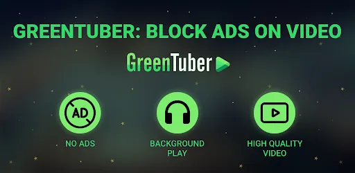 GreenTuber block ads on videos